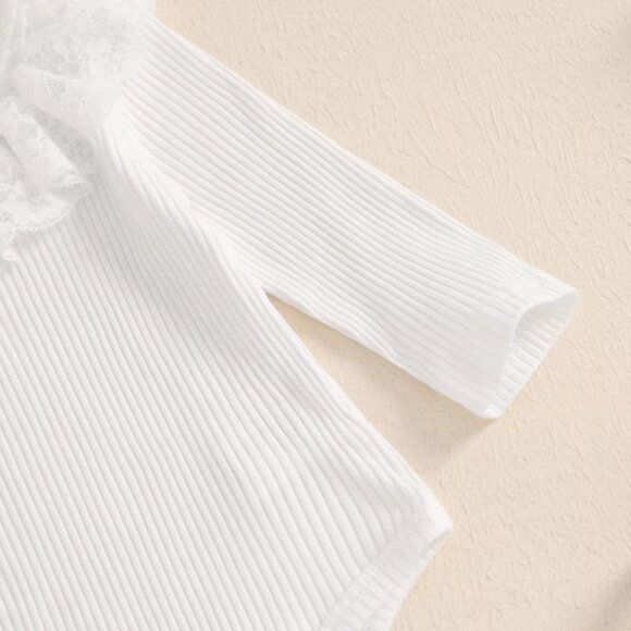 Santa Girls Jumper Overall Dress Christmas Outfit - Picture 4 of 6